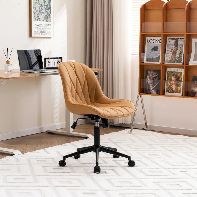Home Office Desk Chair with Wheels Rolling Task Computer Chair