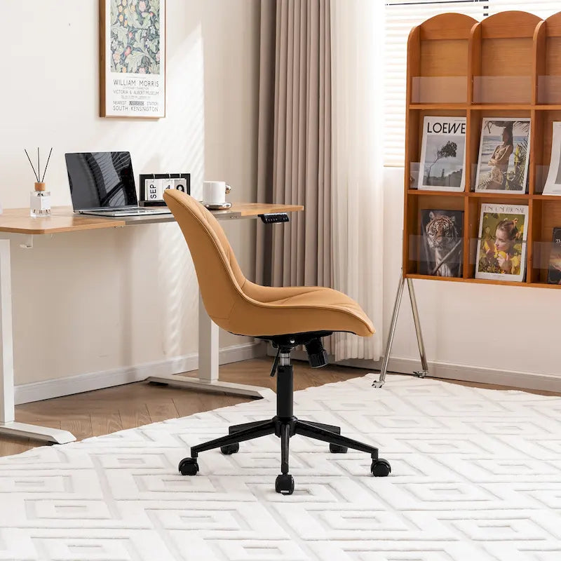 Home Office Desk Chair with Wheels Rolling Task Computer Chair