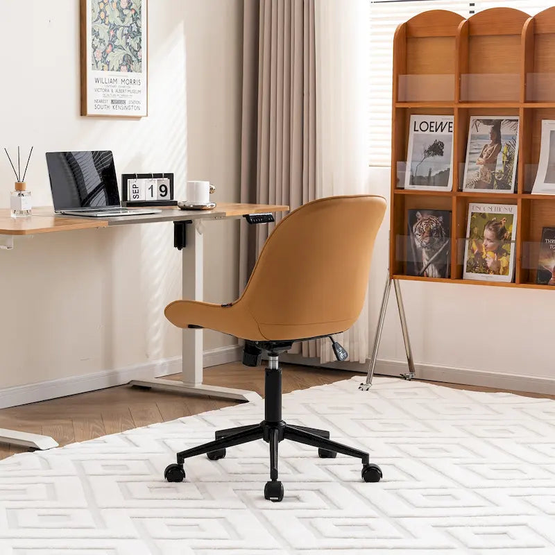 Home Office Desk Chair with Wheels Rolling Task Computer Chair