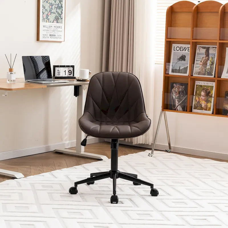 Home Office Desk Chair with Wheels Rolling Task Computer Chair