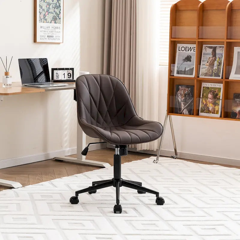 Home Office Desk Chair with Wheels Rolling Task Computer Chair