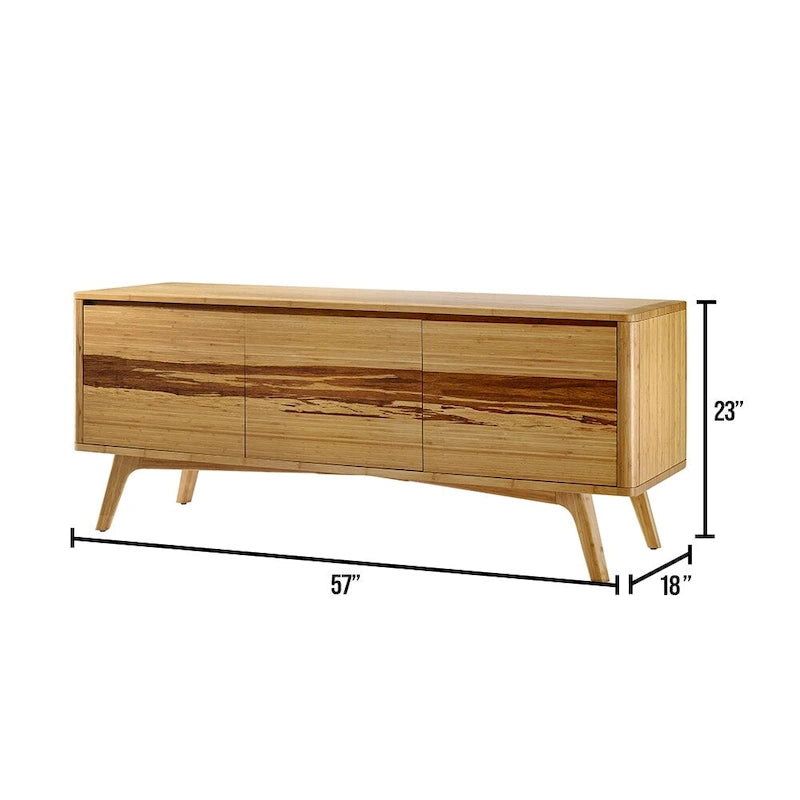 Bamboo Media Cabinet, Natural