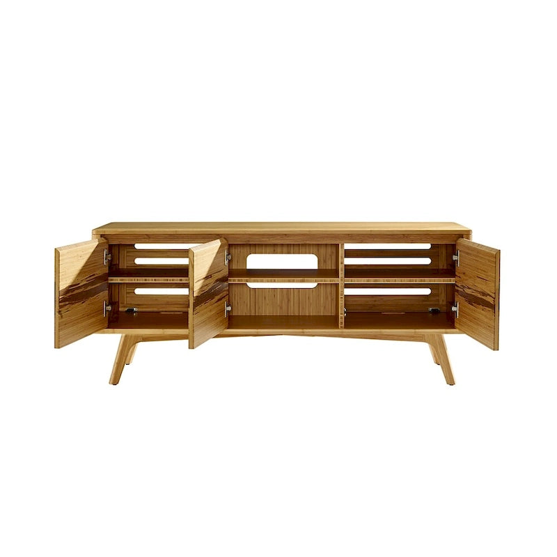 Bamboo Media Cabinet, Natural