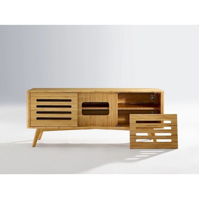 Bamboo Media Cabinet, Natural