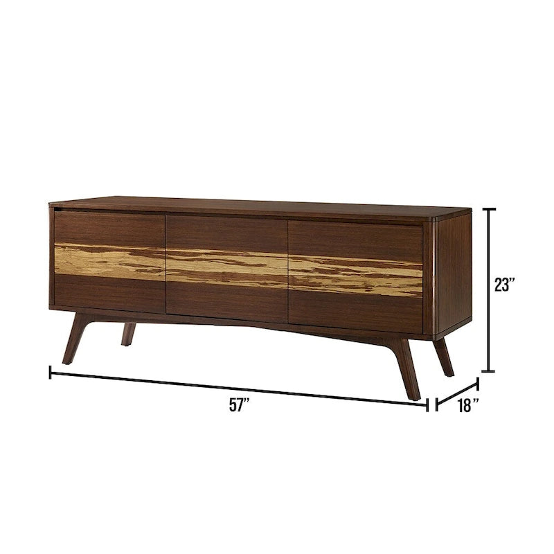Bamboo Media Cabinet, Natural
