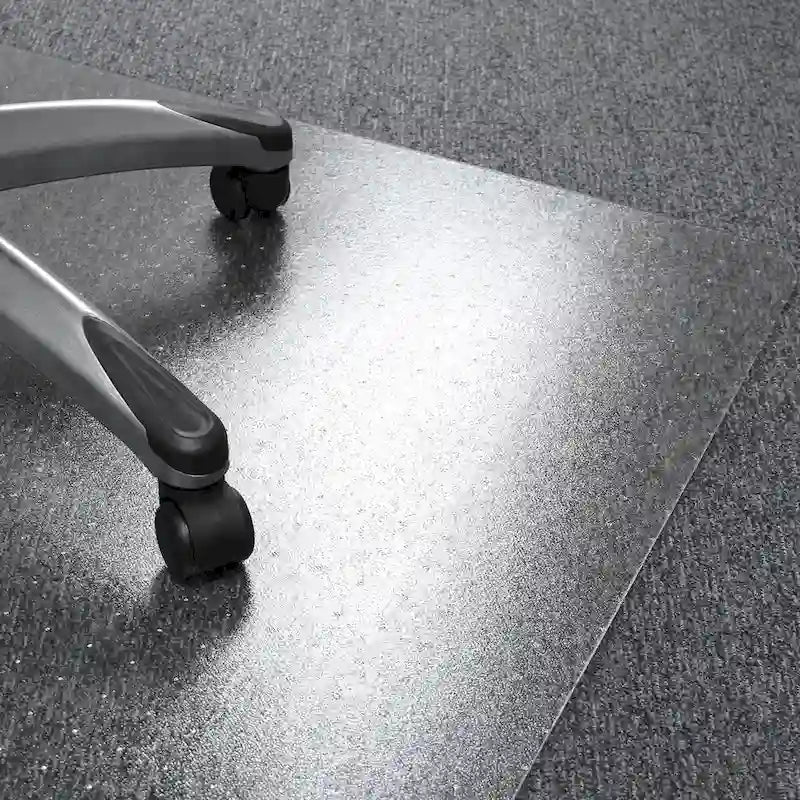 Polycarbonate Rectangular Chair Mat for Low Pile Carpets - 48 x 60