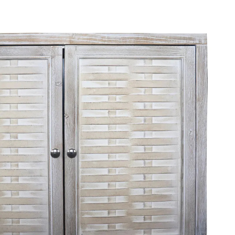 4-Door Wooden Cabinet Sideboard