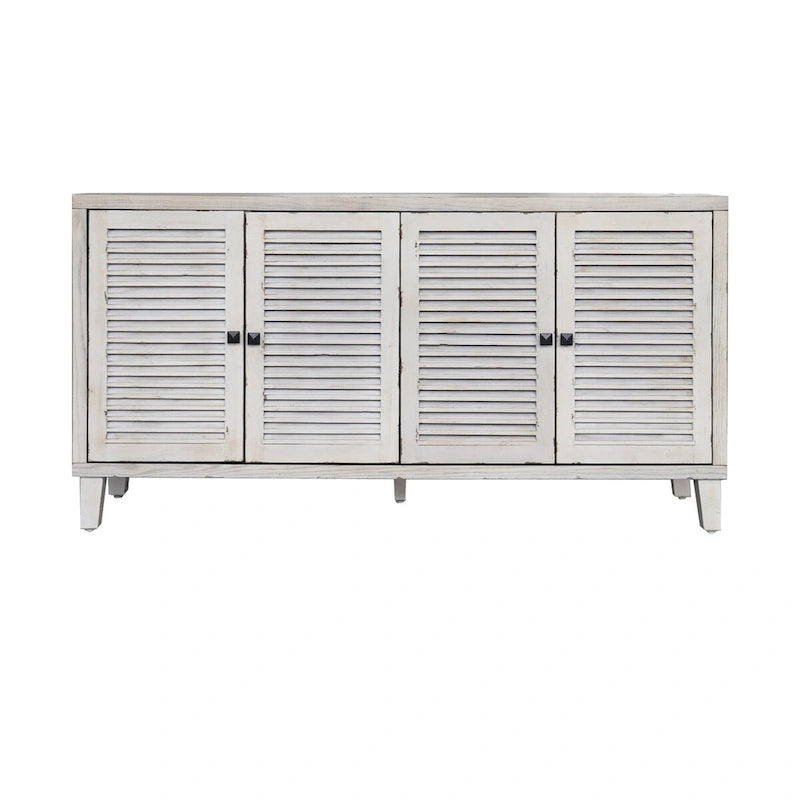 4-Door Wooden Cabinet Sideboard