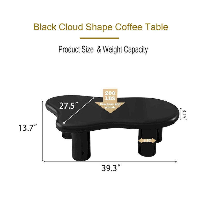 Cloud Shaped Coffee Table for Living Room