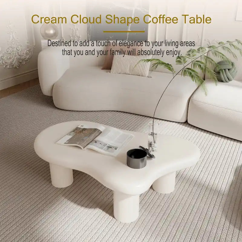 Cloud Shaped Coffee Table for Living Room